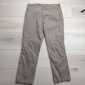 Save Khaki United Chino Pants Mens 36x29 Flat Front Khaki Made In USA